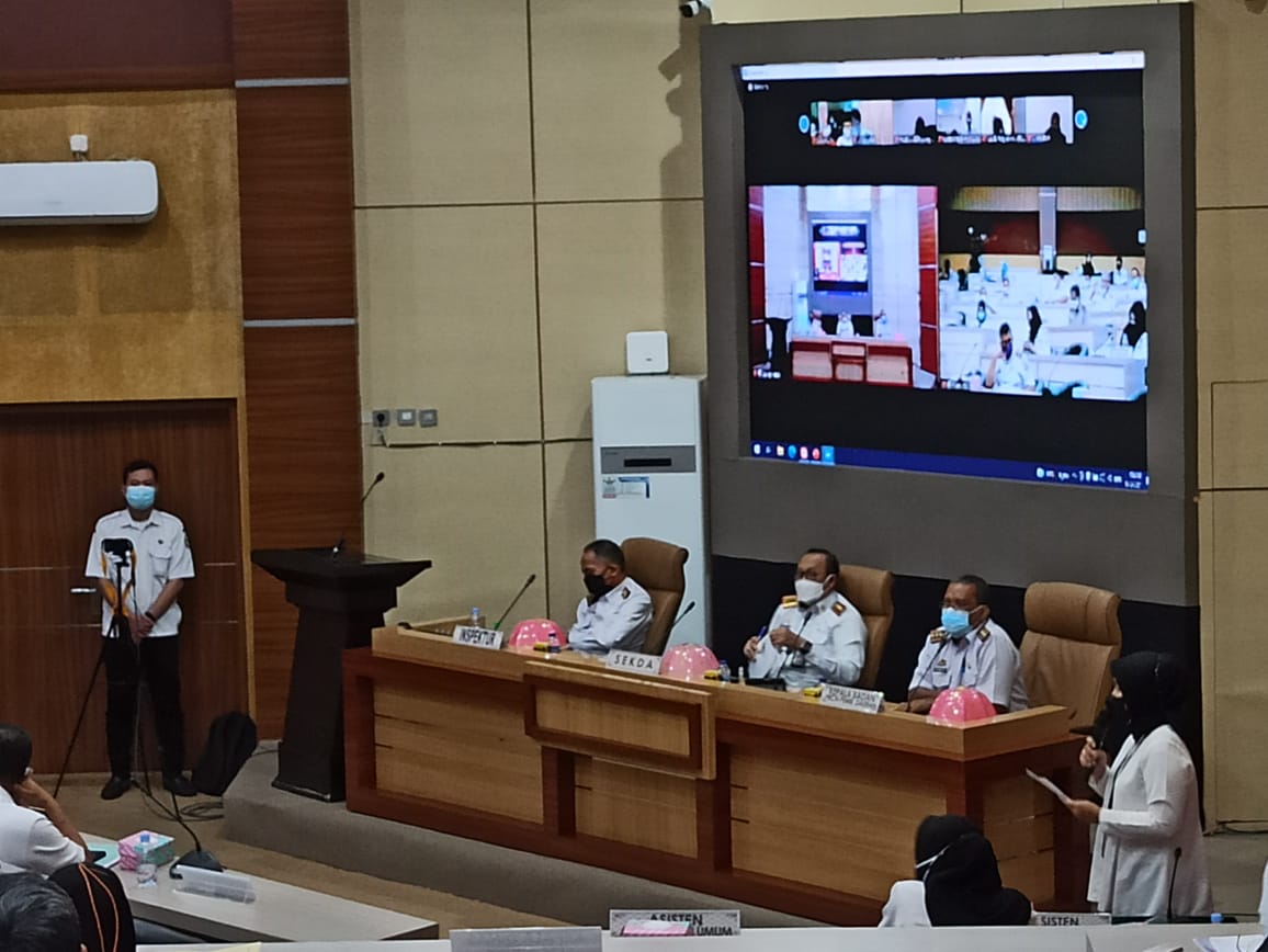 Monev Triwulan II, Kinerja Pembangunan Fisik Parepare 58,48 Persen dan Serapan Anggaran 33,53 Persen